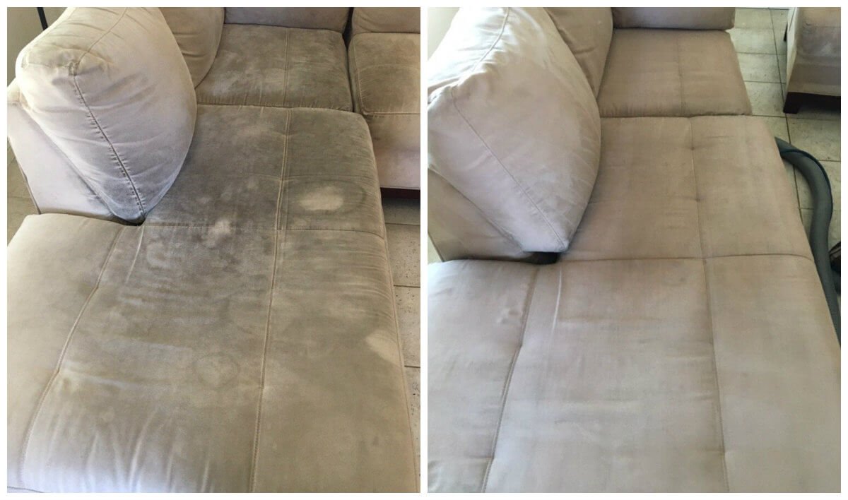 before and after cleaning